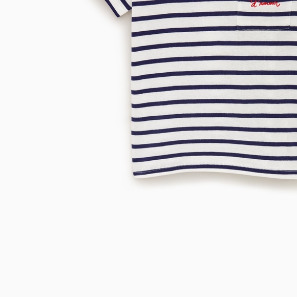 ZARA striped pocket t-shirt - Picture 4 of 4
